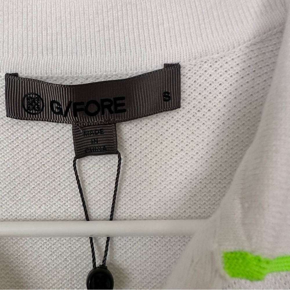 New G/FORE Pique Polo Women’s COTTON SLEEVELESS Golf DRESS Small White Snow $226 - Picture 7 of 16